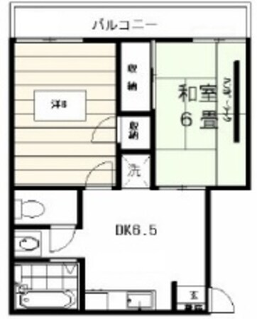 鷹野グリーンハイツの物件間取画像